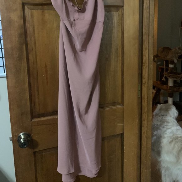 Blush Strappy Midi Dress - Abercrombie & Fitch - Picture 2 of 2